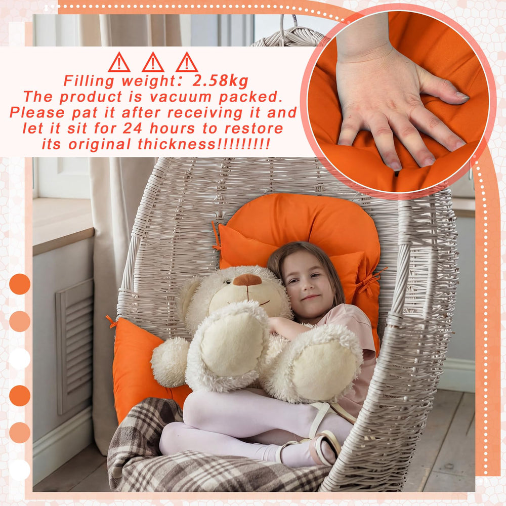 Tudomro cushion beside ruler and chair for clear size and scale reference