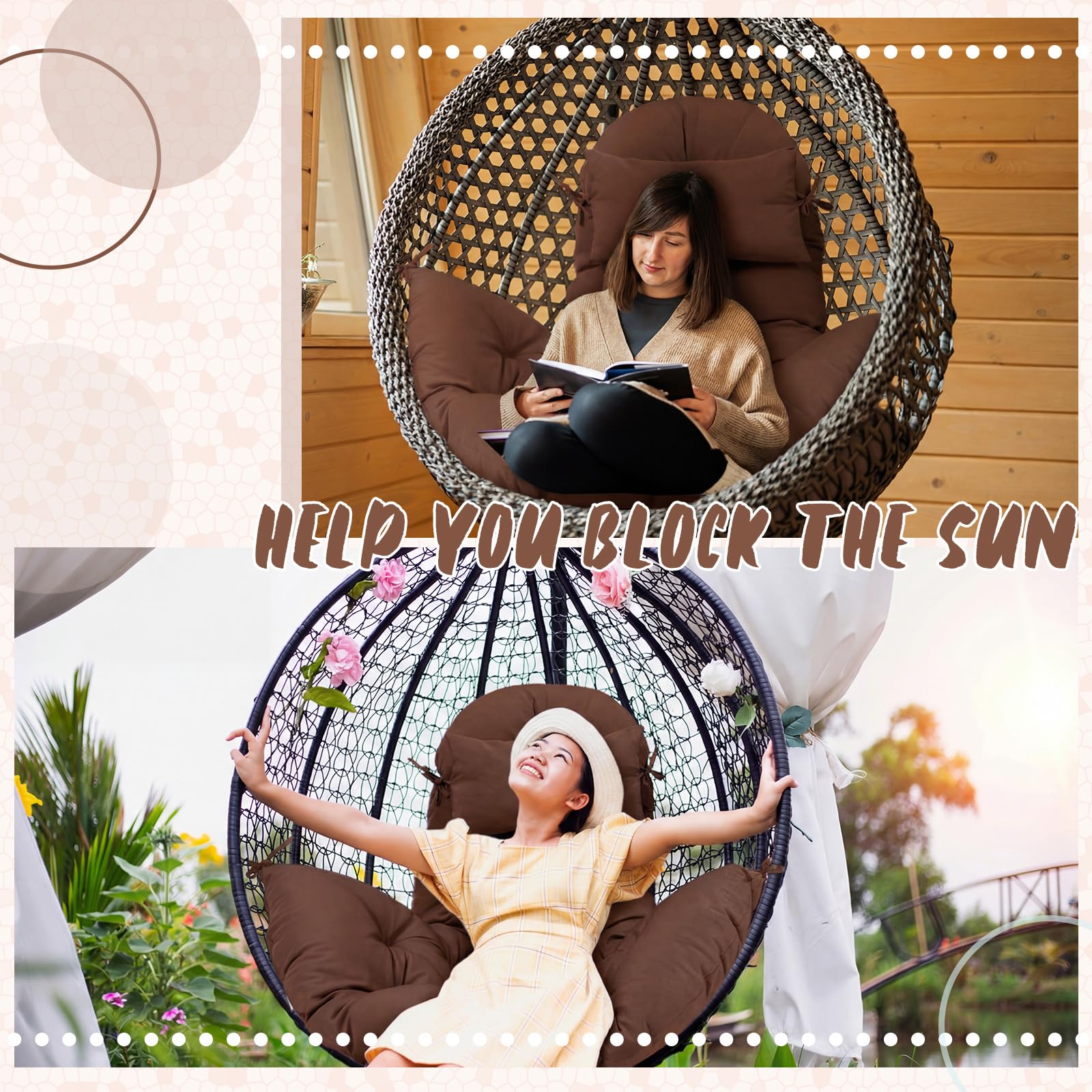 Tudomro cushion beside a tape measure showing accurate 51x37 size