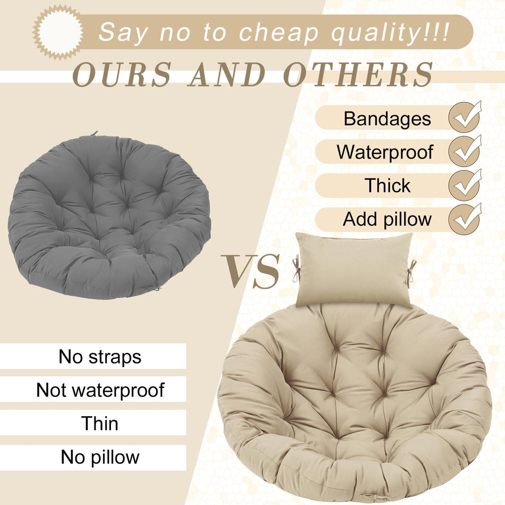 Tudomro view of cushion thickness and curved seat for improved support