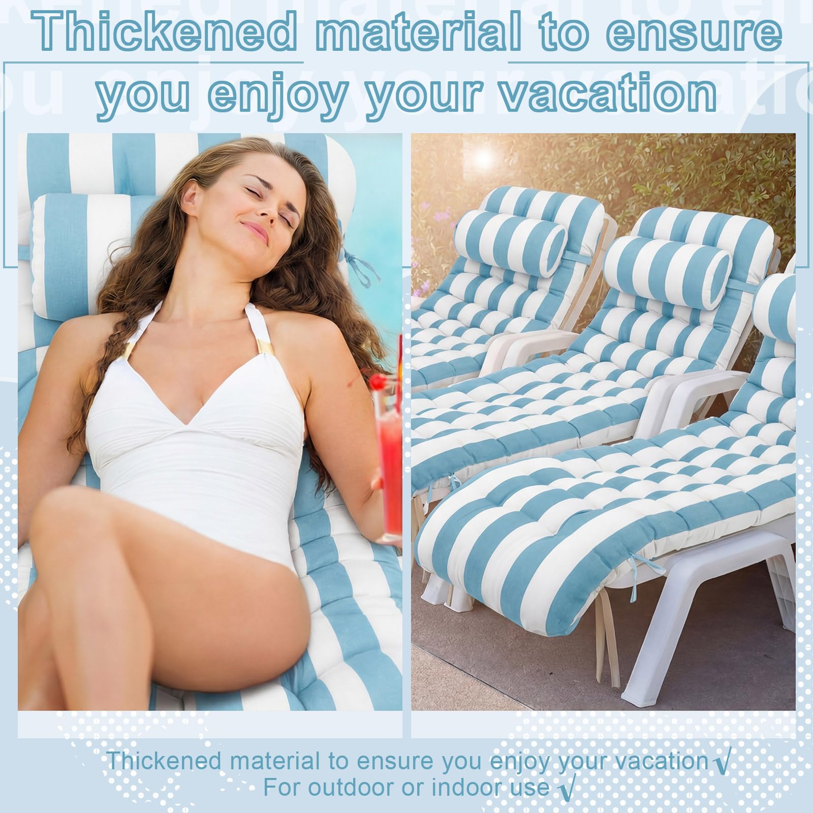 Tudomro secure ties and corner attachment to prevent slipping on chairs