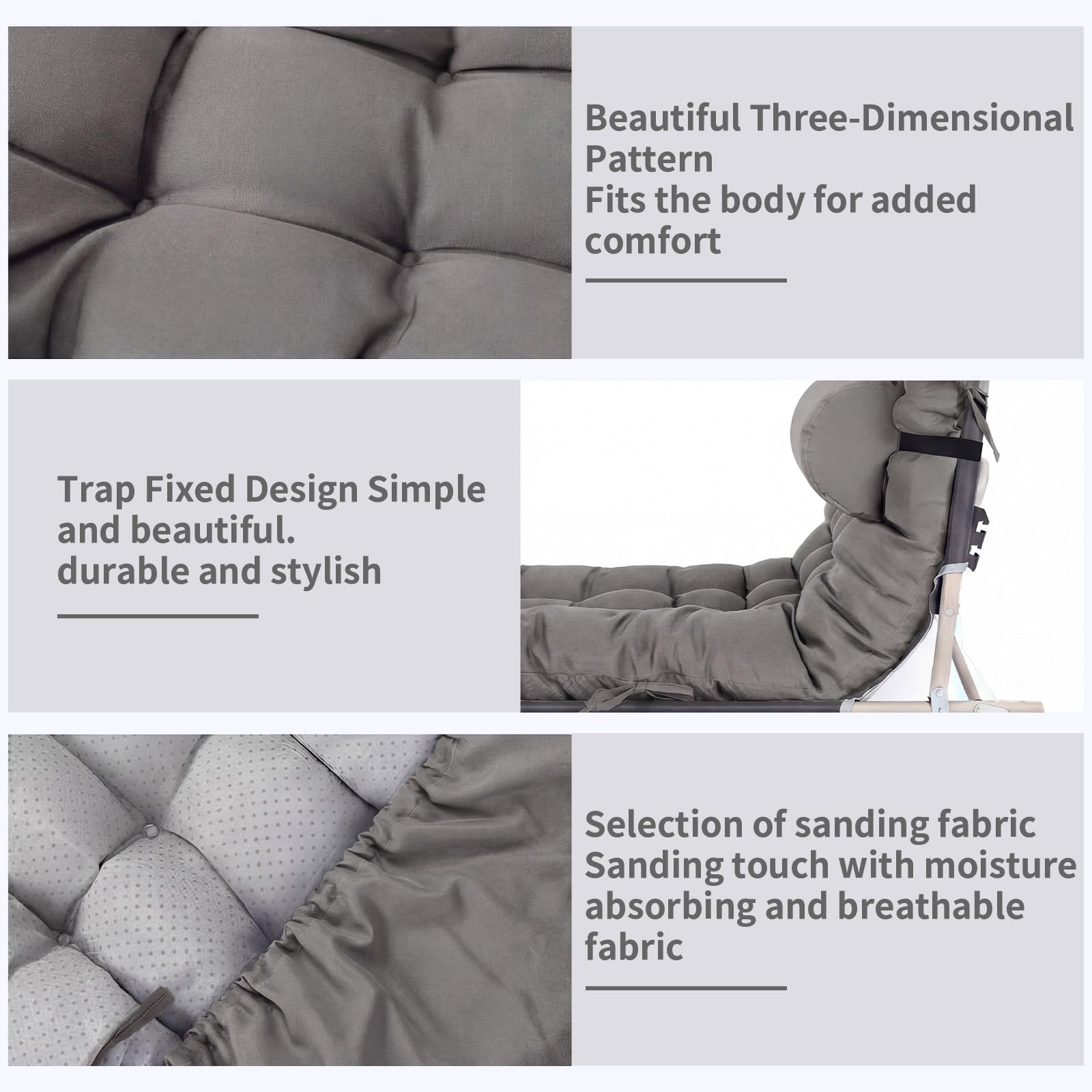 Tudomro ties and fastening view illustrating secure non-slip attachment
