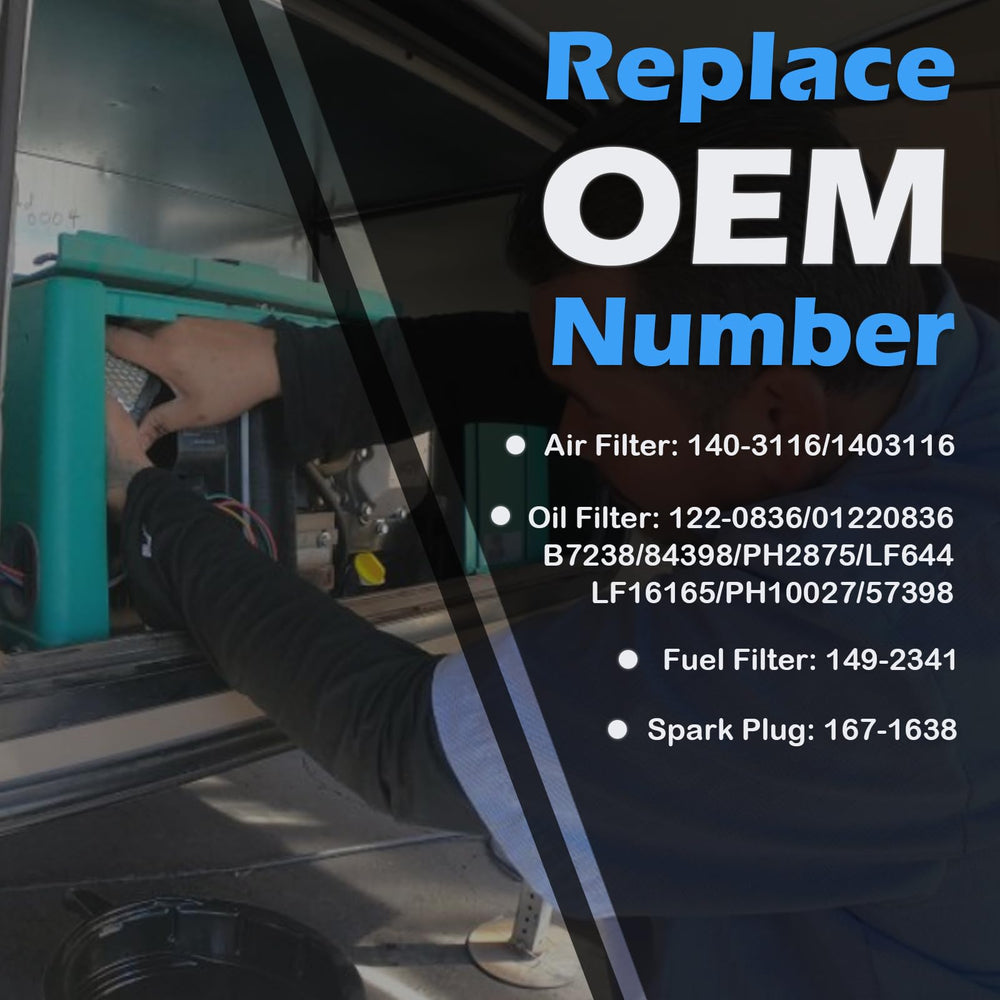 TuLeYiLe air and fuel filters together showing dust protection and clean combustion
