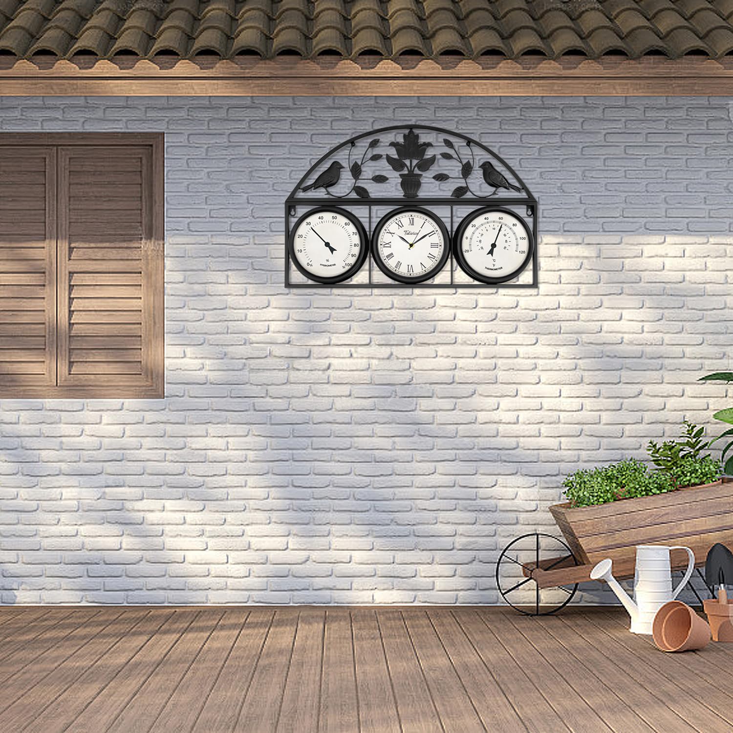 Tulivios lifestyle shot at poolside illustrating decor and weather resistance benefit