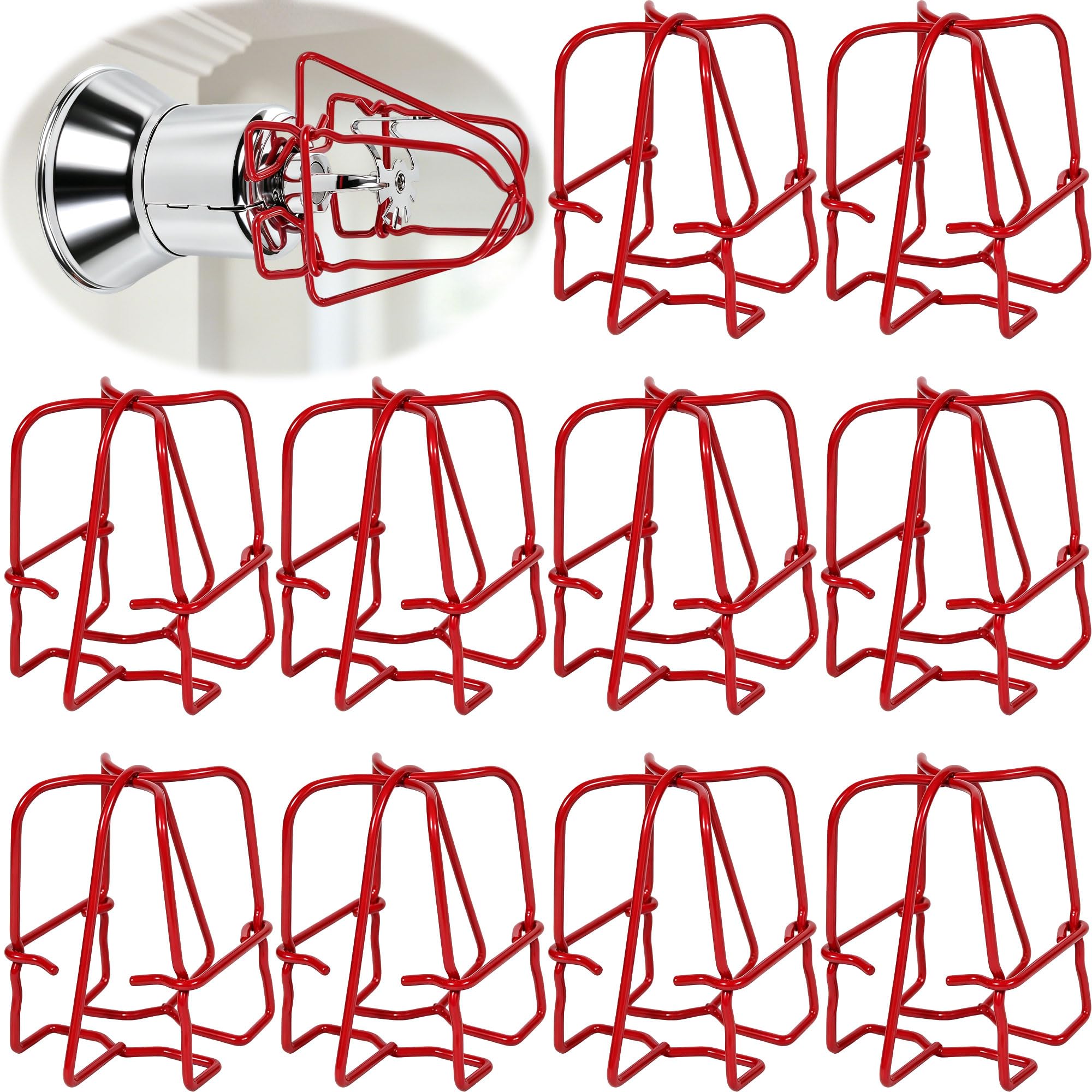 TunaMax front view of cage guard showing visible red protection and quick fit