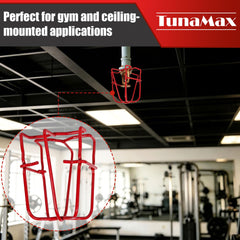 TunaMax side profile of sprinkler guard highlighting compact durable design