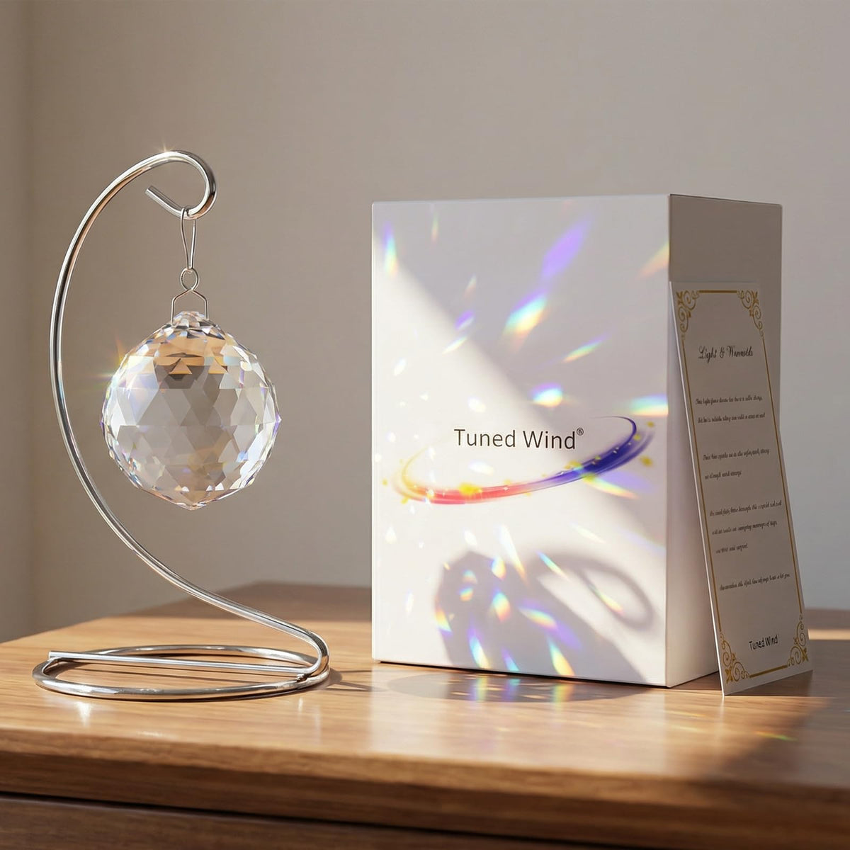 tuned wind front packaging showing elegant drawer-style gift box and protection