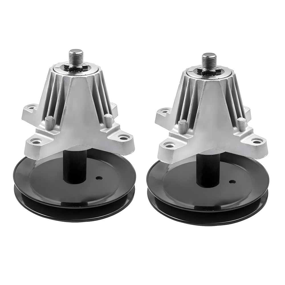 Tuningsworld spindle front view showing mounting holes and fit benefit