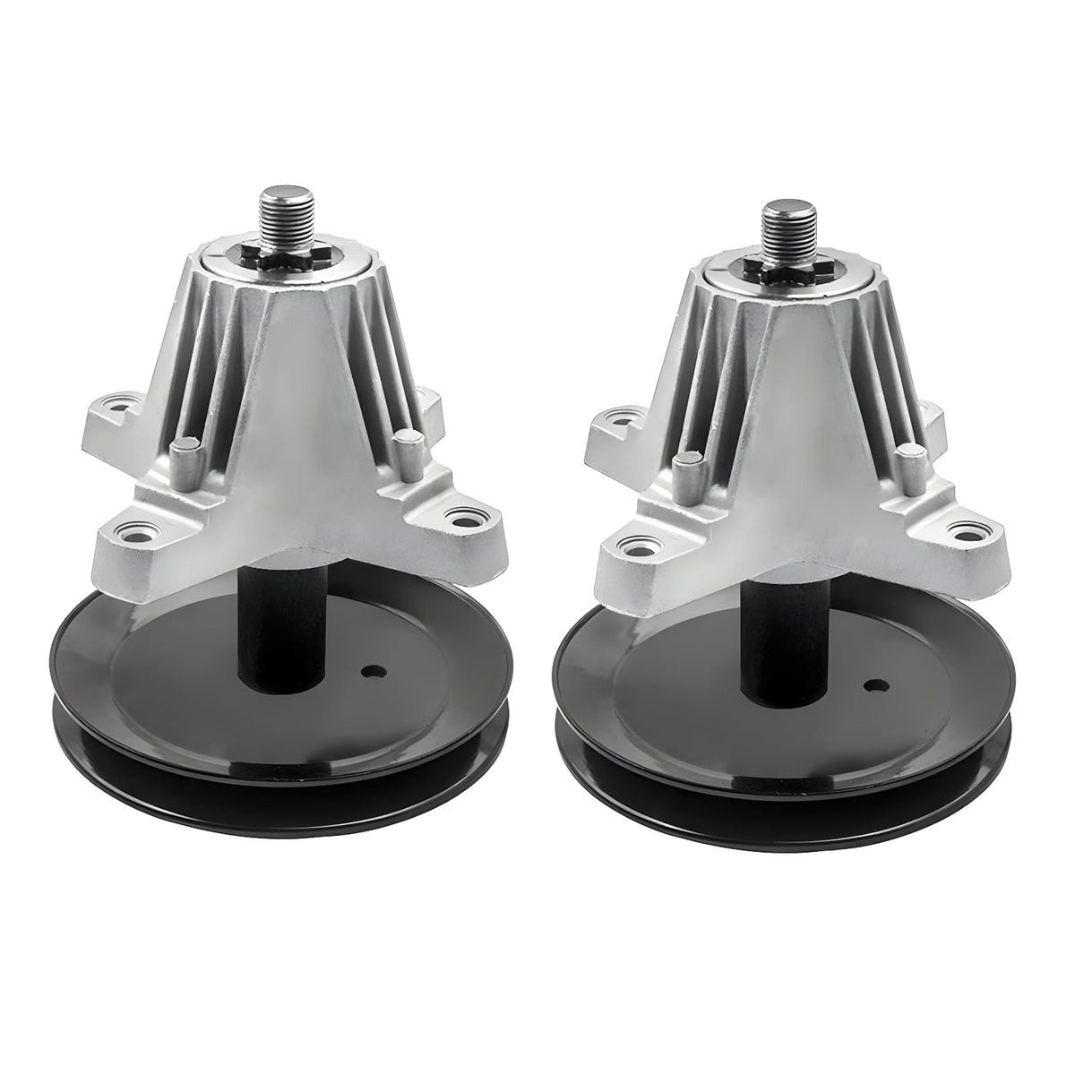 Tuningsworld spindle front view showing mounting holes and fit benefit