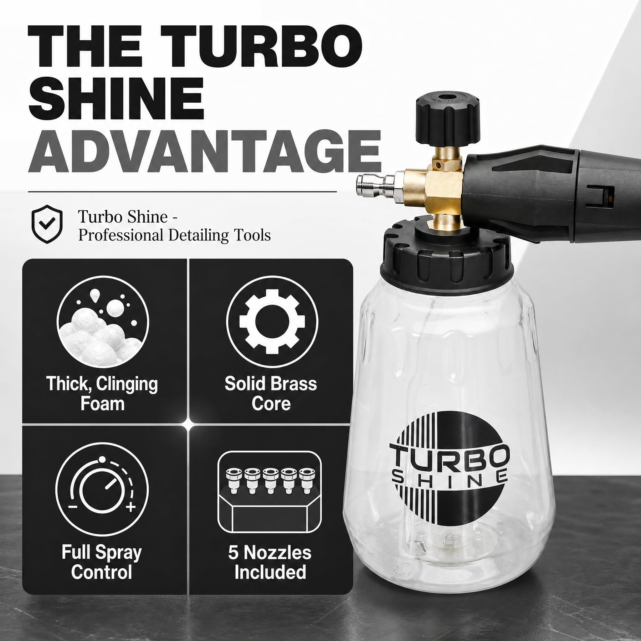 Turbo Shine brass and copper internal core close-up for durable performance