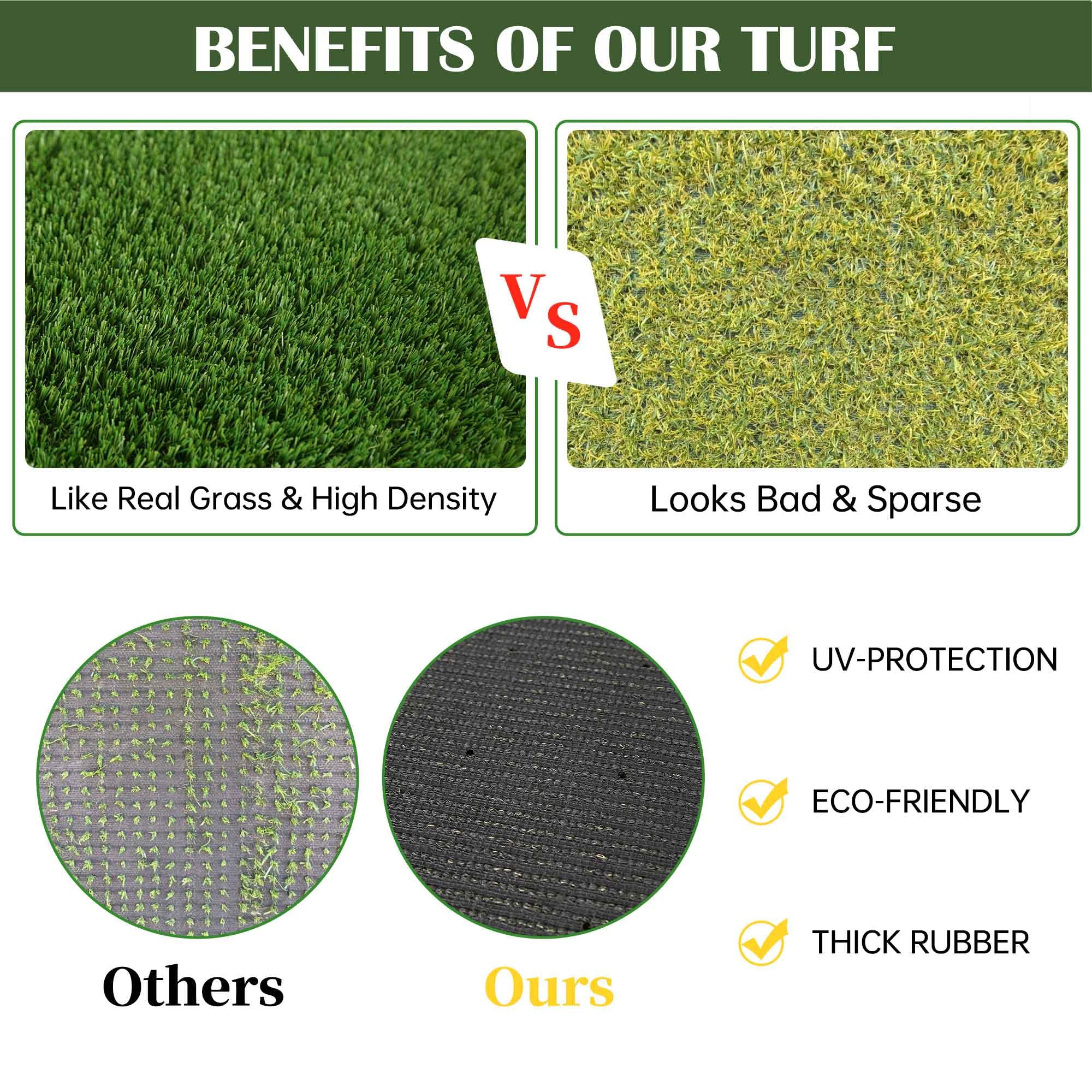 TURF XPRESS dog using turf mat demonstrating pet-friendly comfort and easy cleaning