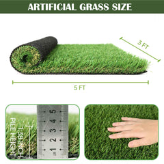 TURF XPRESS close-up of 1.38 inch PE fibers highlighting soft natural feel for pets