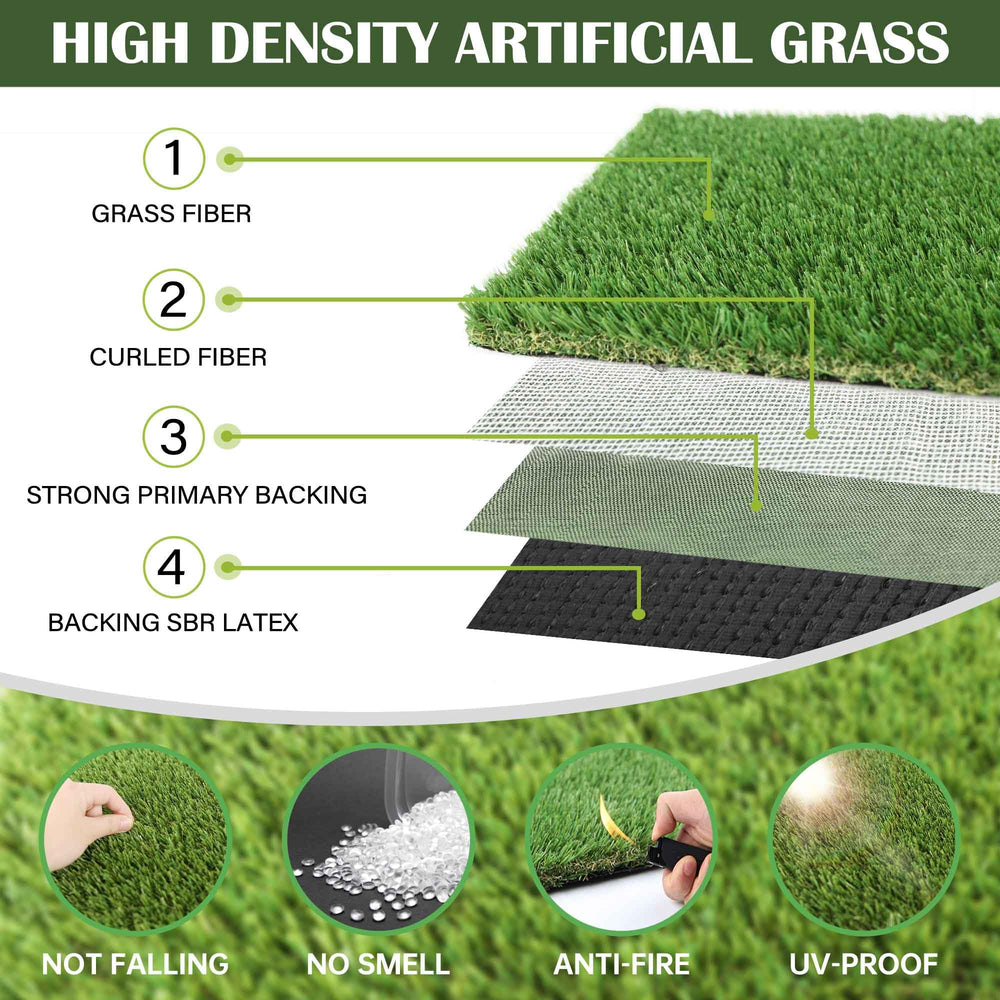 TURF XPRESS laid on a balcony patio offering low-maintenance greenery outdoors