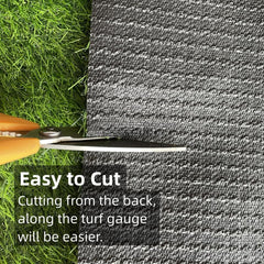 turfloid side edge showing neat trim and durable backing benefit