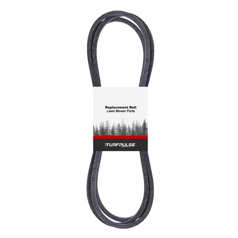 TURFPULSE belt front view showing packaging and clear fitment benefit