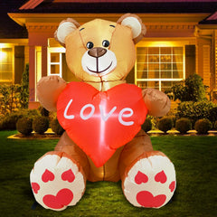 TURNMEON LED-lit inflatable at night, eye-catching evening visibility