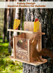 Turosur close-up acrylic panel revealing food inside and improving animal visibility