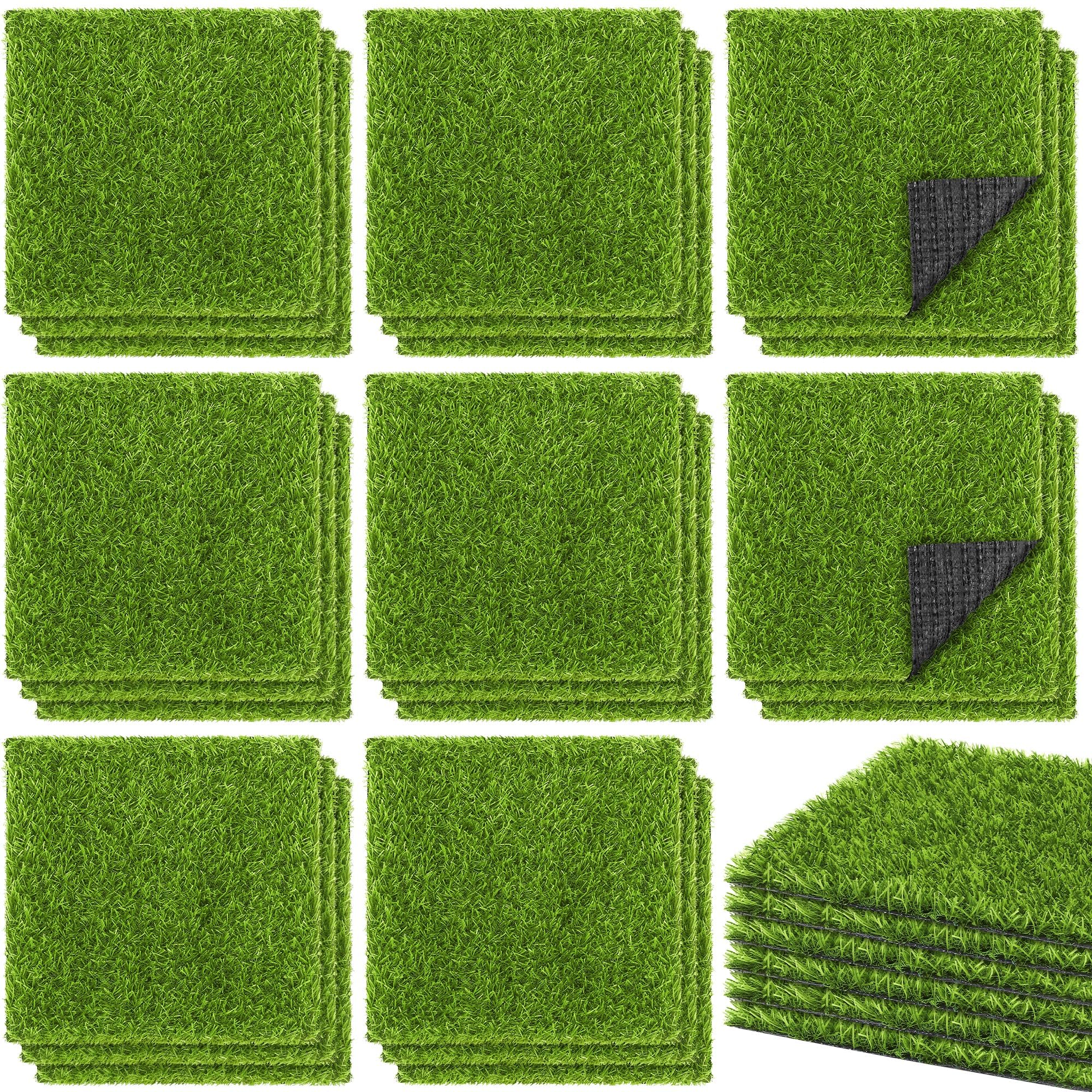 TURSTIN front view of 30-pack grass squares showing coverage and neat stack