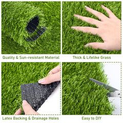 TURSTIN size comparison with ruler showing 12x12 inch square for planning