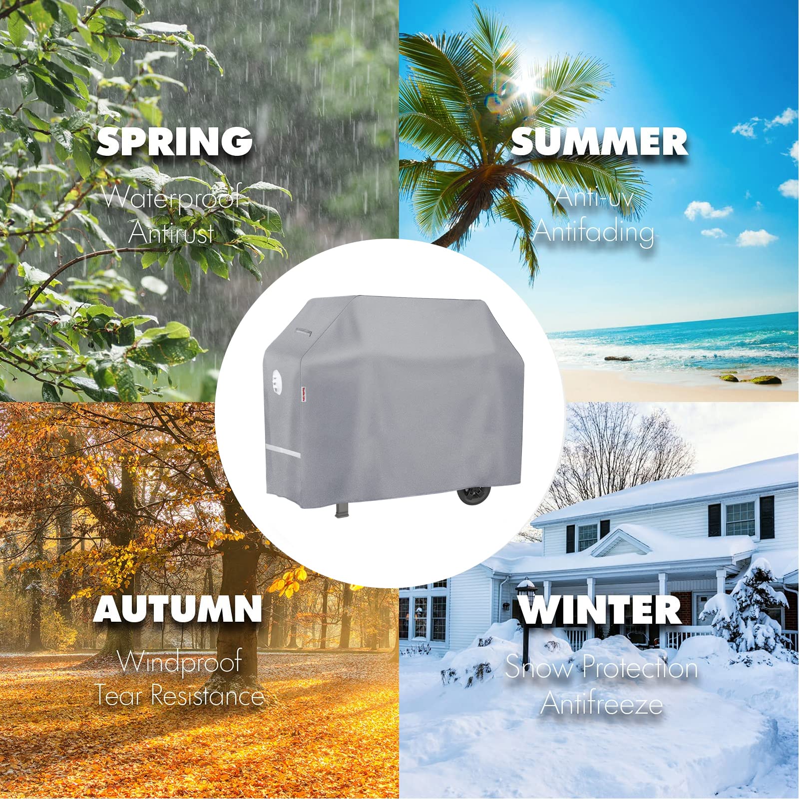 Turtle Life folded cover in storage bag for compact, clean storage