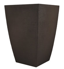 Tusco Products planter front view showing modern square silhouette and curb appeal