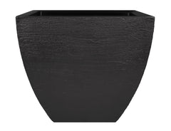 Tusco Products MSQ16BK front view in black showing modern square silhouette and curb appeal