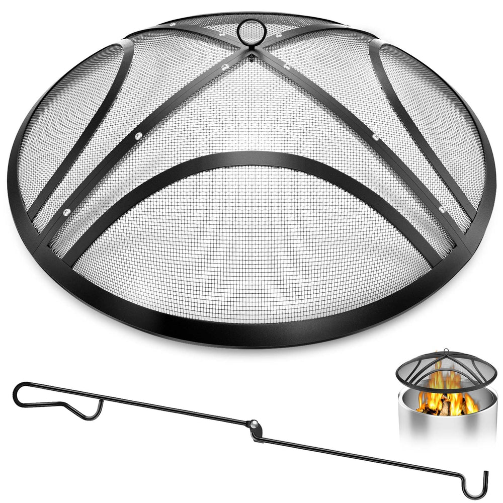 TUSGENK front view assembled showing protective cover and clear fire visibility