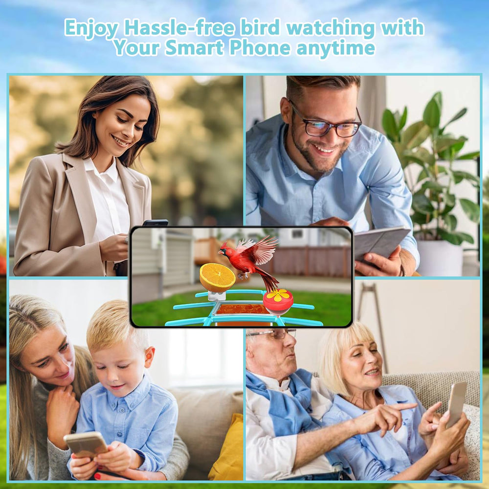 Tutoview installed in backyard setting for effortless wildlife watching