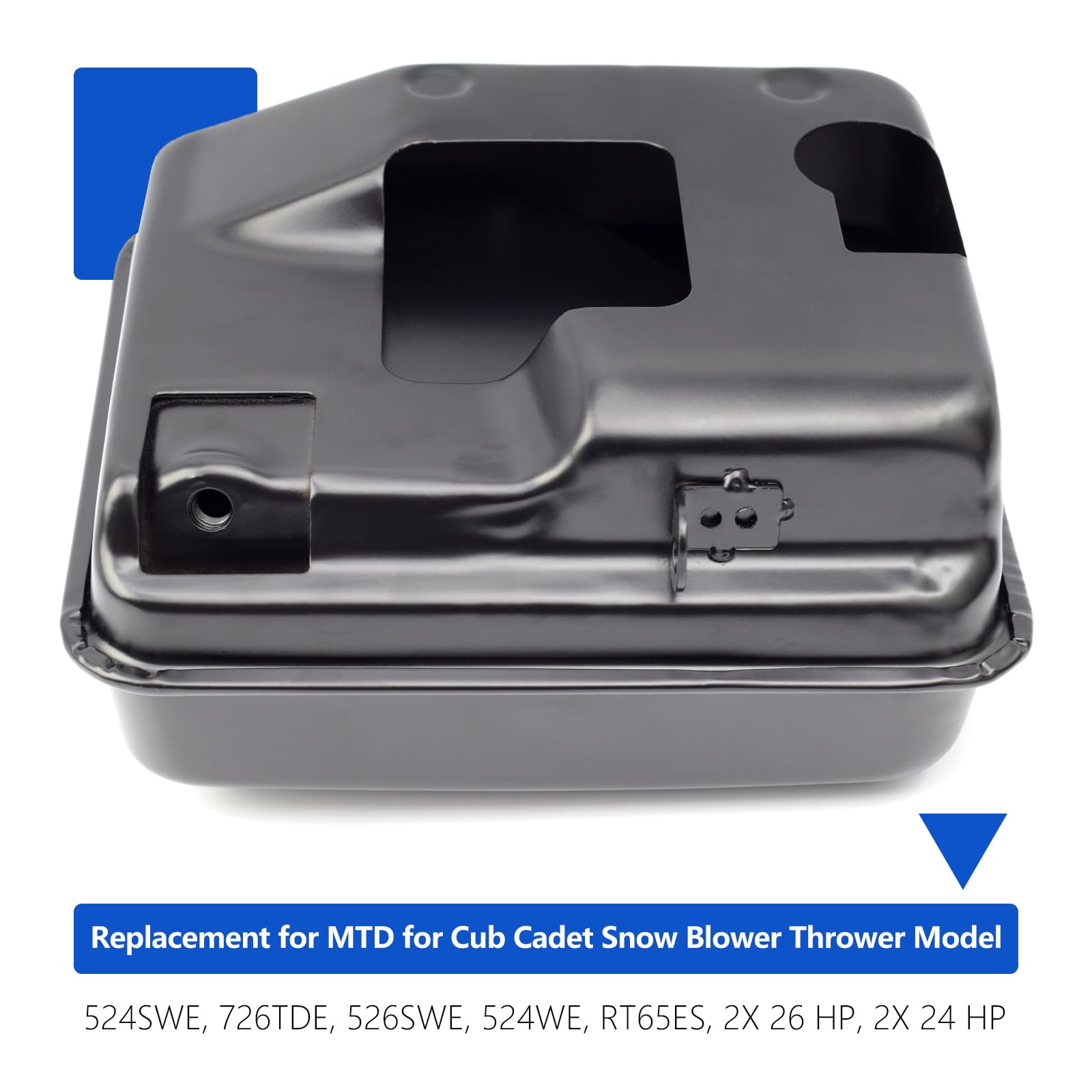 TUTUSIA molded tank close-up highlighting durable plastic construction