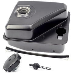 TUTUSIA fuel tank front view showing fit and finish for easy replacement
