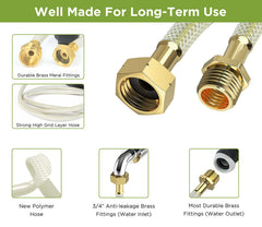 Tuyeho hose texture and waterproof ring highlighting corrosion resistance benefit