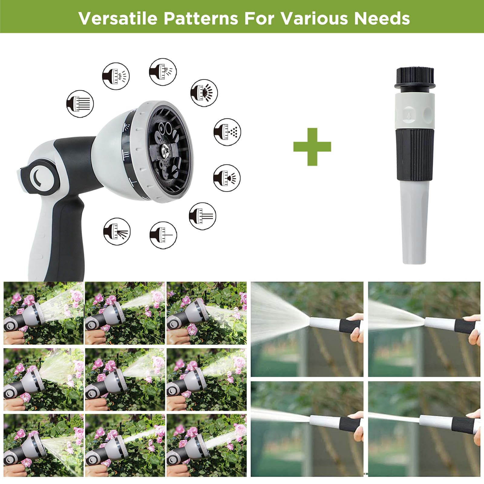 Tuyeho reel in use watering plants for efficient hands-free operation