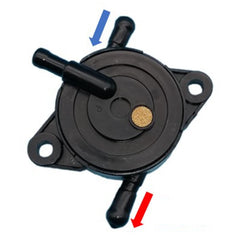 Tuzliufi front view of fuel pump showing ports for easy comparison and fit