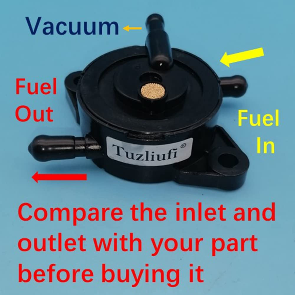 Tuzliufi side view highlighting inlet and outlet orientation to ensure correct selection