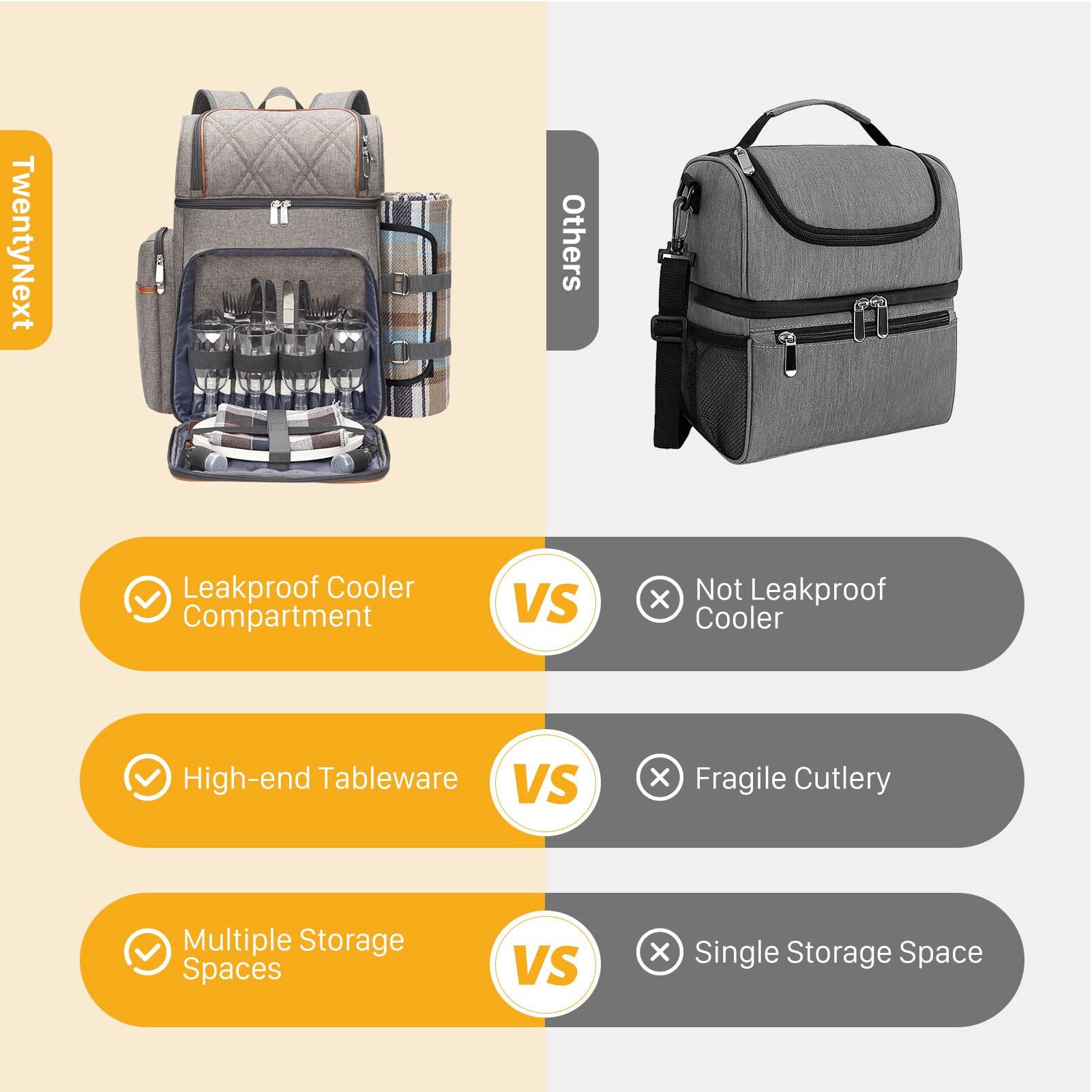 TwentyNext carried by person to show size and real-world portability