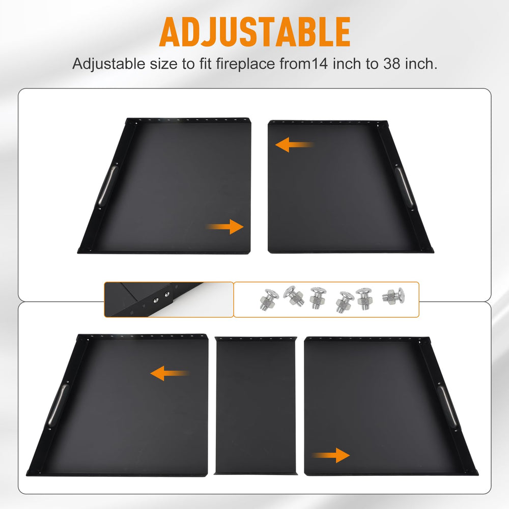TwentyNext three separate panels laid out illustrating adjustable lengths