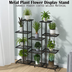Twhep plant stand side profile highlighting slim depth and stable footprint benefit