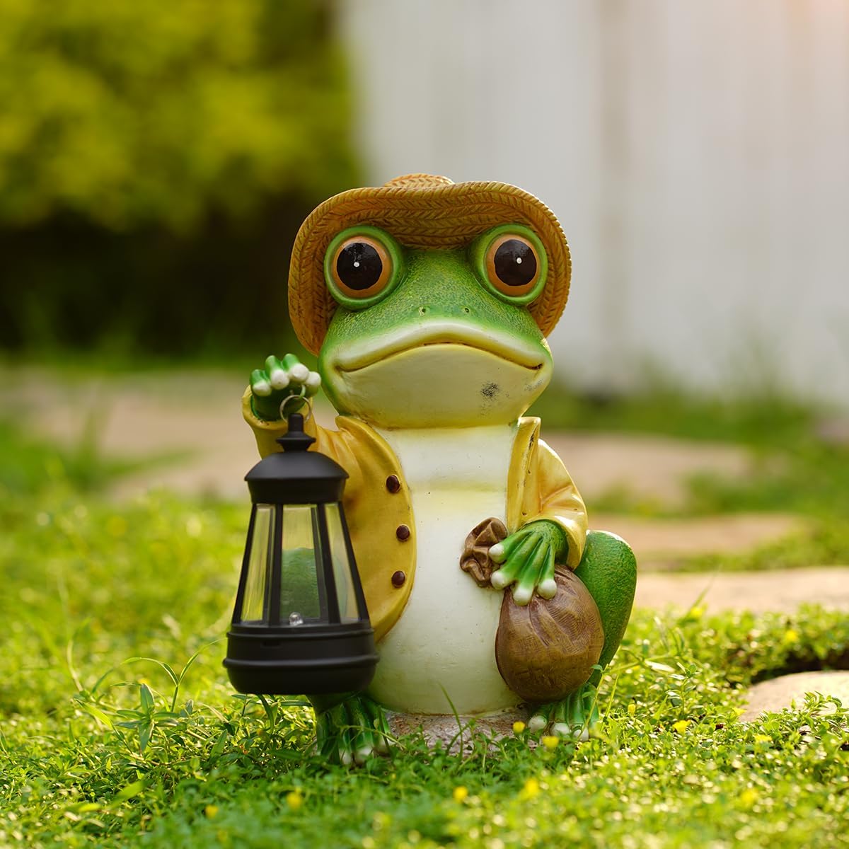 twinbling frog next to ruler showing 10-inch scale, helps visualize size