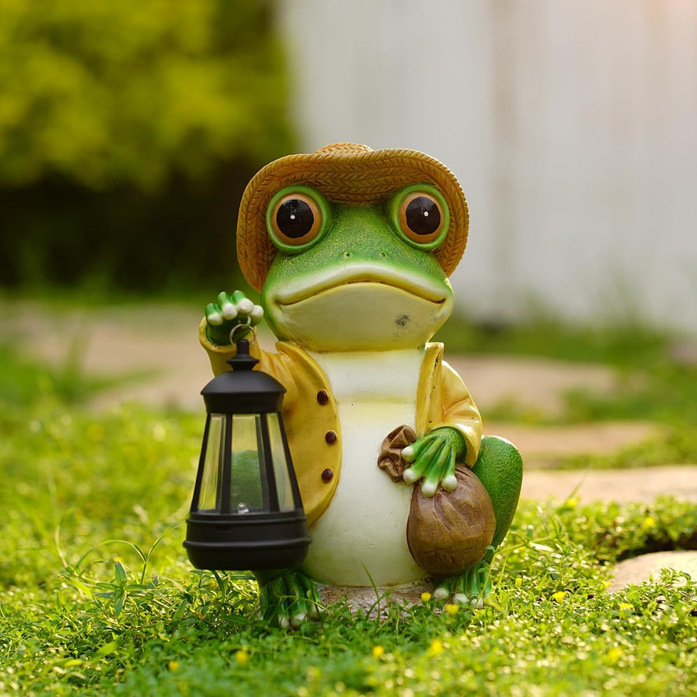 twinbling frog next to ruler showing 10-inch scale, helps visualize size