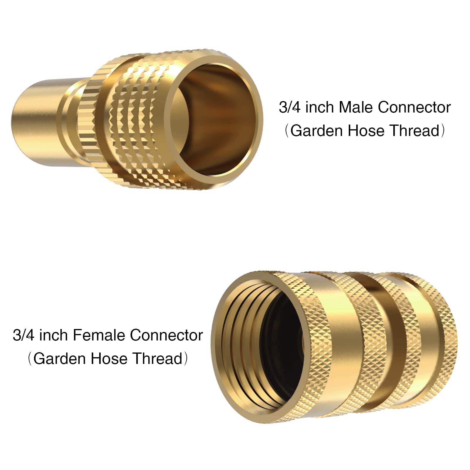 Twinkle Star connector attached to garden hose in yard showing faster tool changes