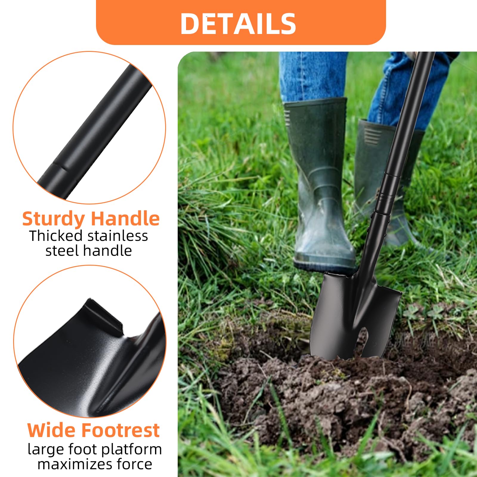 TwinkleTool metal handle and grip detail offering strong control and reduced hand fatigue