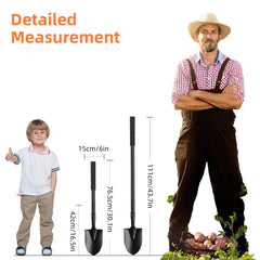TwinkleTool shovel in use planting a sapling to transfer soil efficiently with less effort