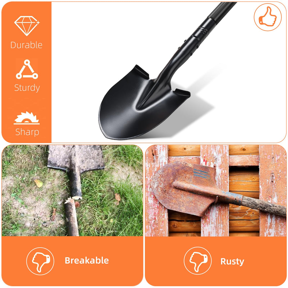 TwinkleTool side profile showing shovel length and balance for improved leverage