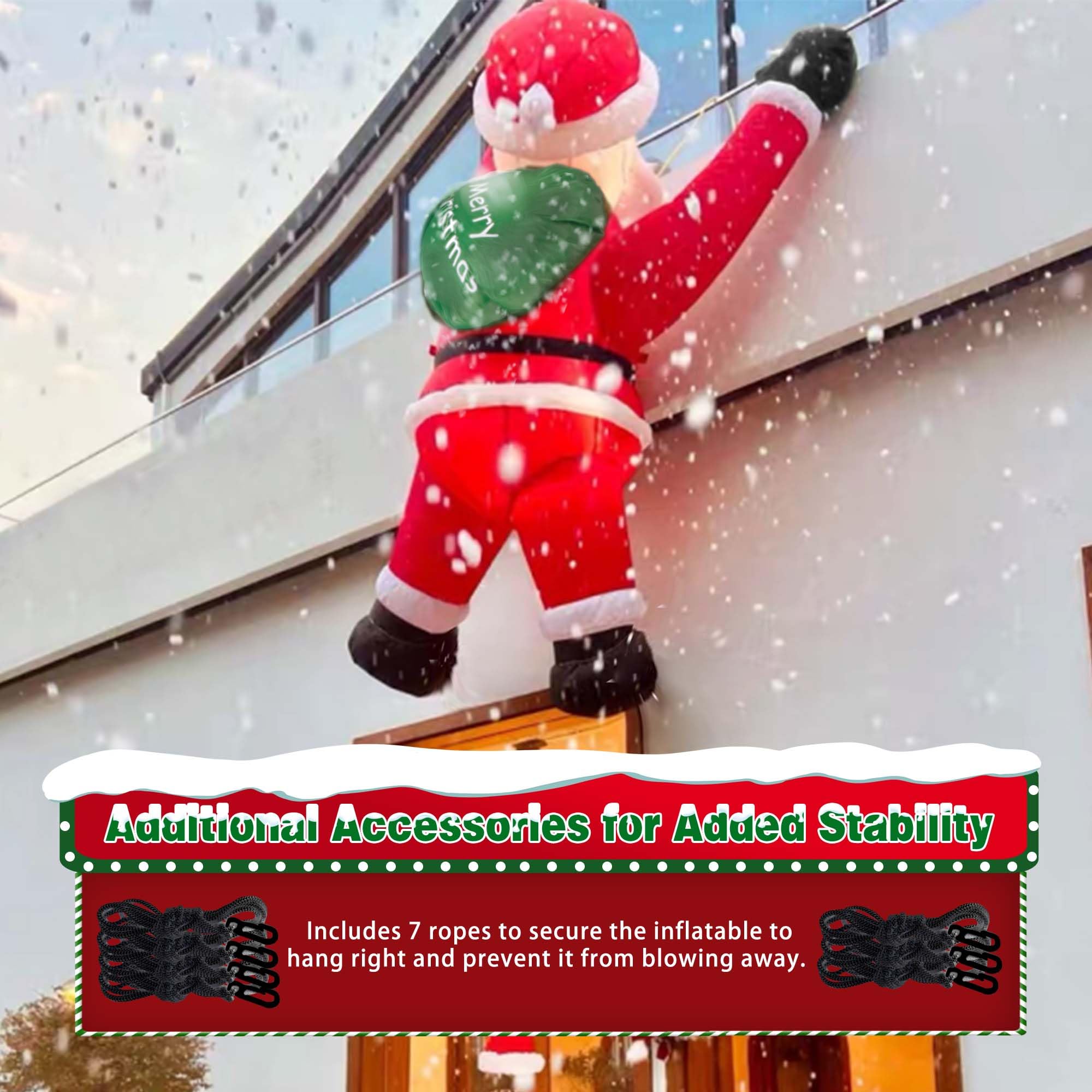 TwoBees anchoring ropes and hooks showing secure, wind-resistant setup