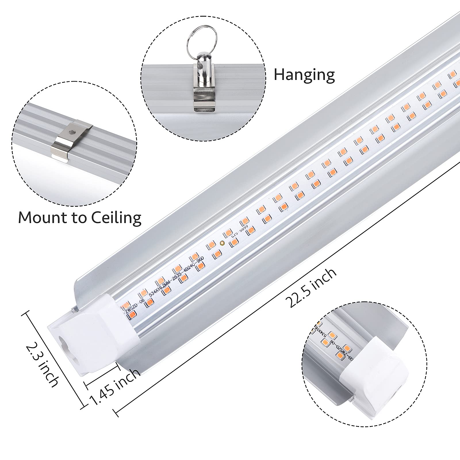 TYAGMAM close-up of LED chips and aluminum housing highlighting efficient heat dissipation
