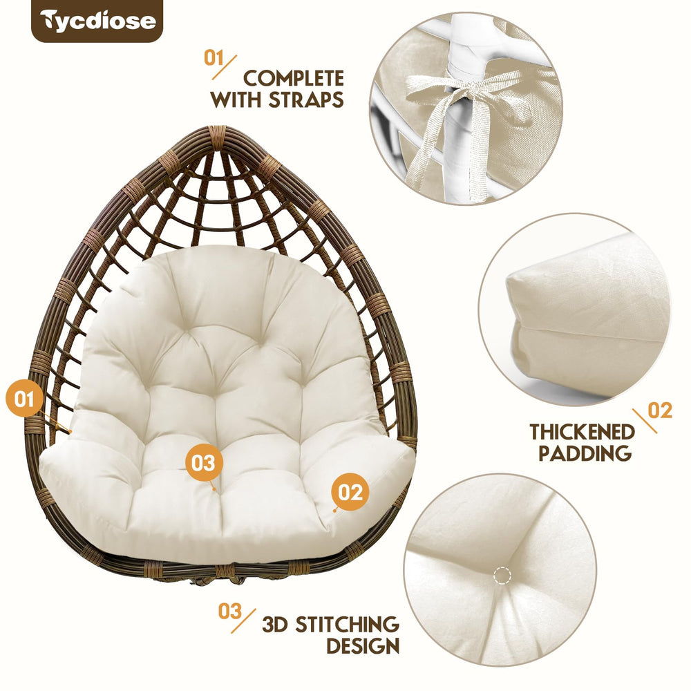 Tycdiose adjustable straps and buckles for securing cushion position easily
