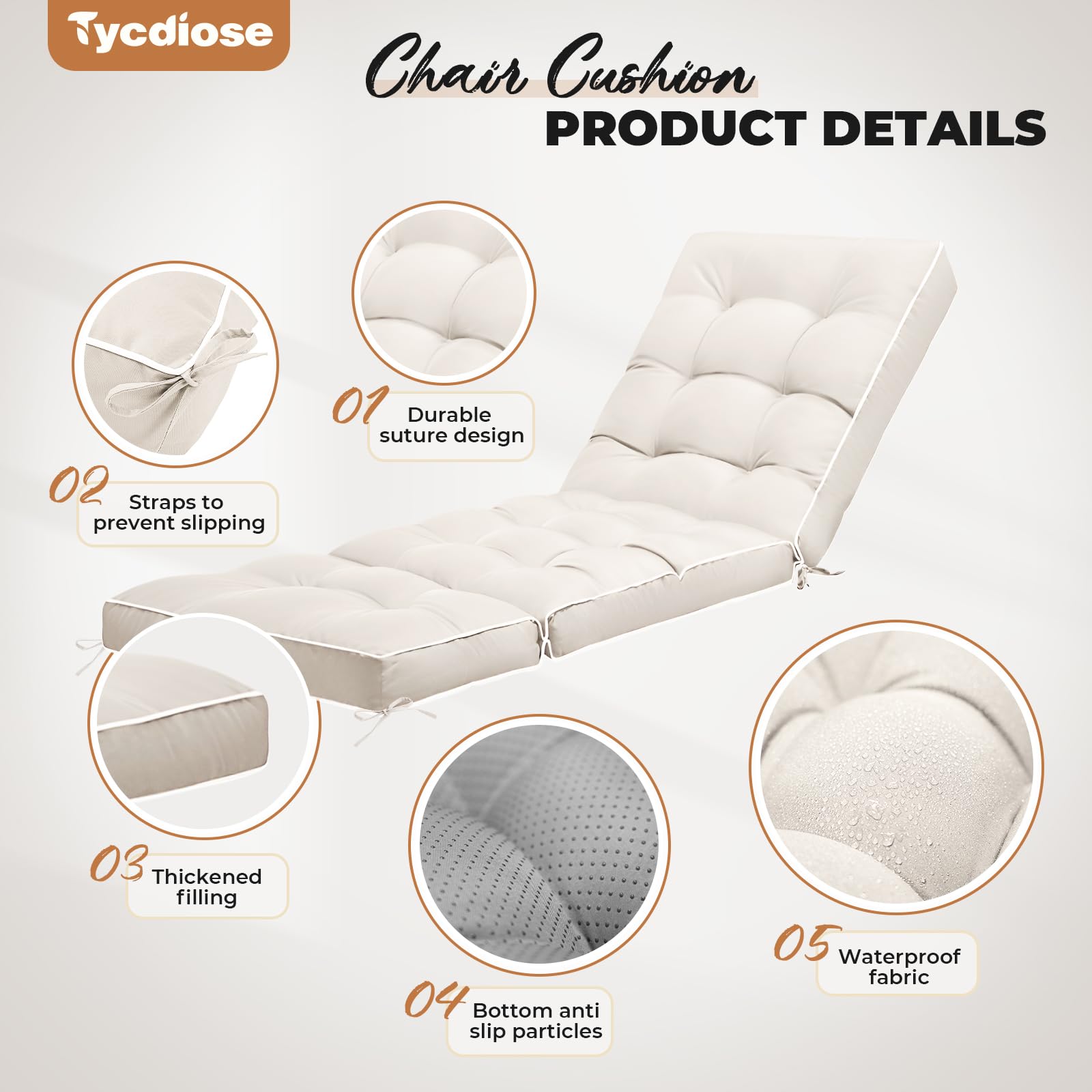 Tycdiose on patio lounge beside pool illustrating outdoor style and relaxation