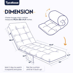 Tycdiose seam detail of folding design illustrates segmented support benefit