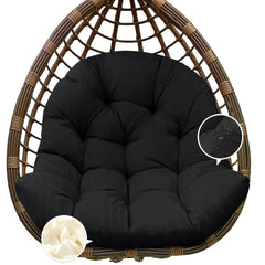 Tycdiose front view of cushion showing fit and comfort for egg chairs