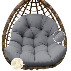 Tycdiose front view of replacement egg chair cushion showing full fit and comfort