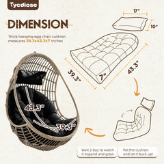 Tycdiose headrest close-up showing pillow and extra neck support